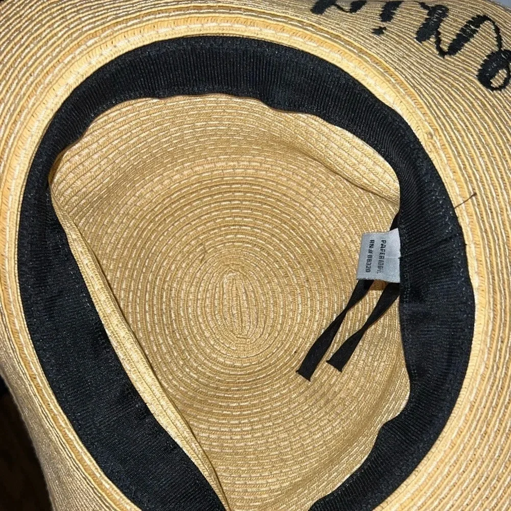 C.C.Creations, Hello Sunshine wide brim paper‎ hat with adjustable drawstring